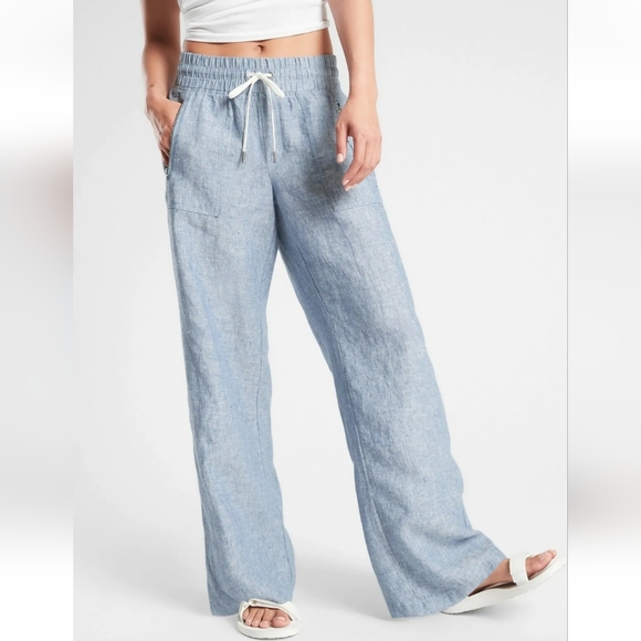 Athleta Pants - Athleta Linen Cabo Pants Size 6